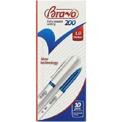 Bravo 200 Ballpen 0.1 mm Blue - 10 per pack