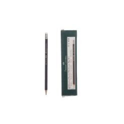 Faber-Castell Wood Pencil Set with Eraser, HB, Model 2122 (12 Pencils)