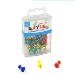 Push Pins, Multicolor - 40 pcs