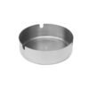 Round Stainless Steel Ashtray Silver - 1 قطع